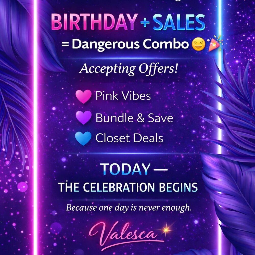 SALE TIME 🌴🛍️ Birthday week deals • Accepting offers